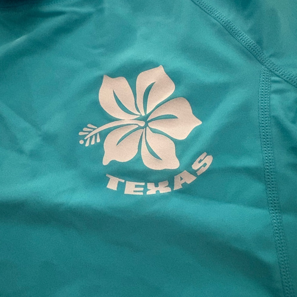 Girls Texas Rash Guard Size M - Picture 2 of 4